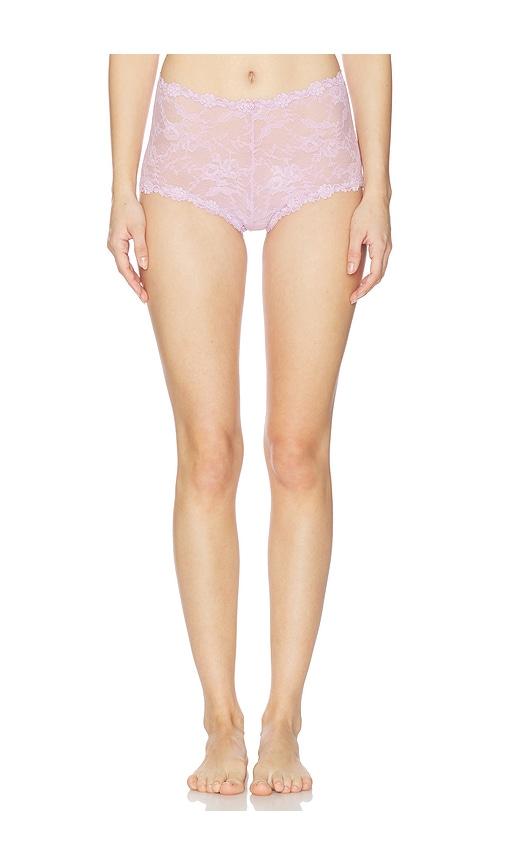 SKIMS Stretch Lace Boyshort in Rose by SKIMS