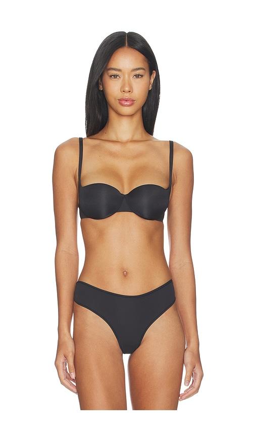 SKIMS Ultimate Push-up Balconette Bra in Black by SKIMS