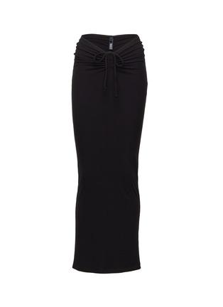 ‘SOFT LOUNGE’ RUCHED LONG SKIRT by SKIMS
