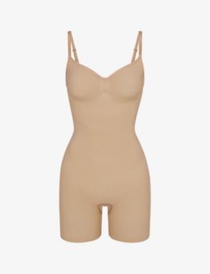 Sculpt ruched stretch-woven body by SKIMS