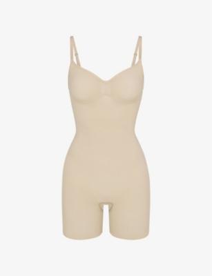 Sculpt ruched stretch-woven body by SKIMS