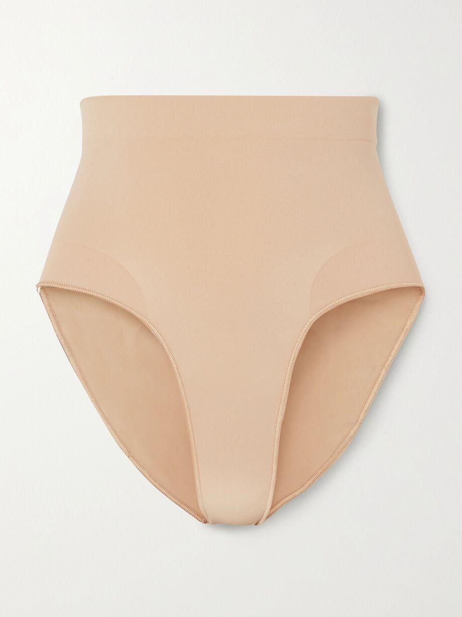 Seamless Sculpt Mid Waist Brief - Clay by SKIMS