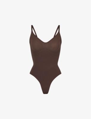 Seamless Sculpt fitted stretch-woven body by SKIMS