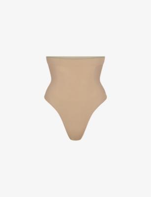 Seamless Sculpt high-rise stretch-woven thong by SKIMS