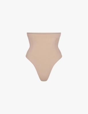 Seamless Sculpt high-rise stretch-woven thong by SKIMS