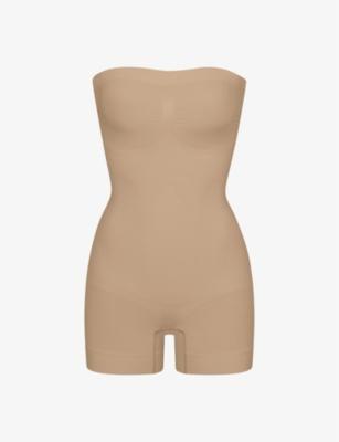 Seamless Sculpt strapless stretch-woven body by SKIMS
