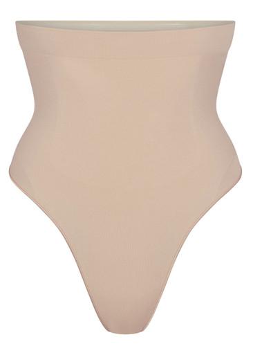Seamless sculpt high-waisted thong by SKIMS