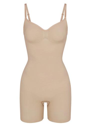 Seamless sculpt mid-thigh bodysuit by SKIMS