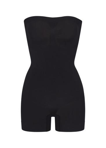 Seamless sculpt strapless shortie body by SKIMS