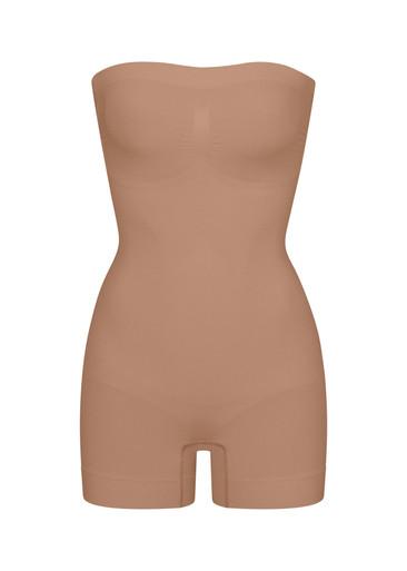 Seamless sculpt strapless shortie body by SKIMS
