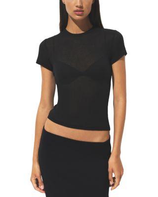 Sheer Cotton Crewneck Tee by SKIMS