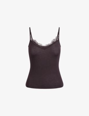 Sheer Modal Lace Camisole Top by SKIMS