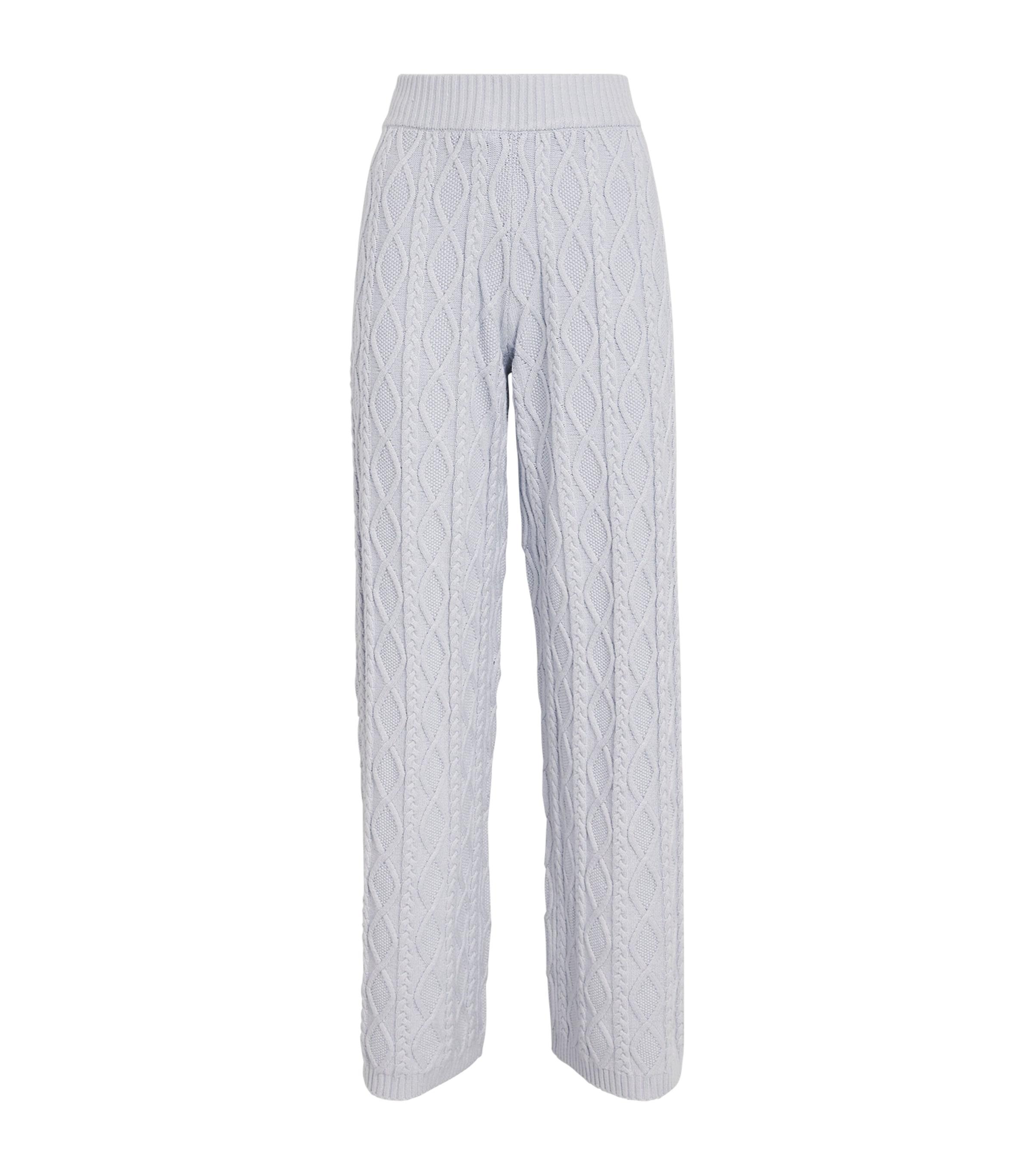 Skims Cable-Knit Snow Bunny Trousers by SKIMS