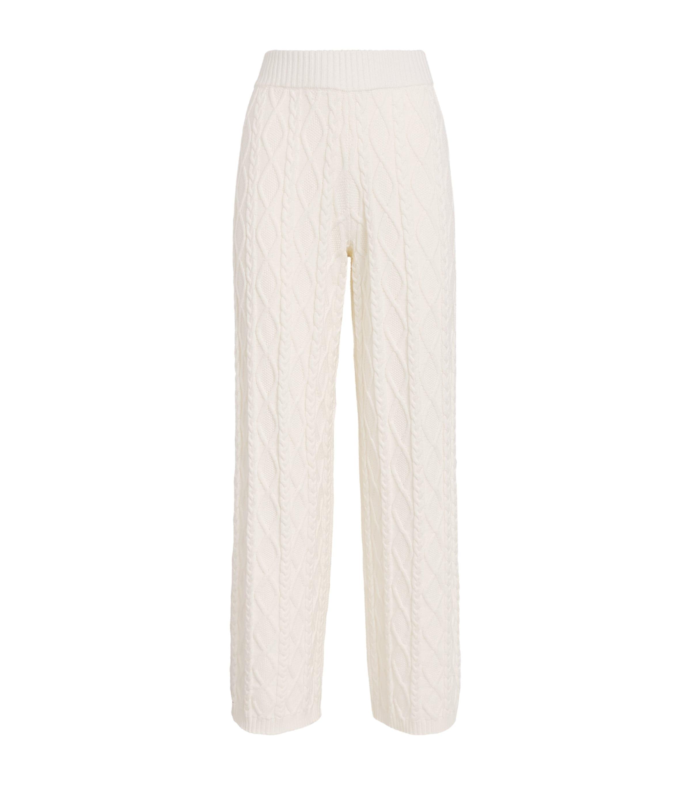 Skims Cable-Knit Snow Bunny Trousers by SKIMS