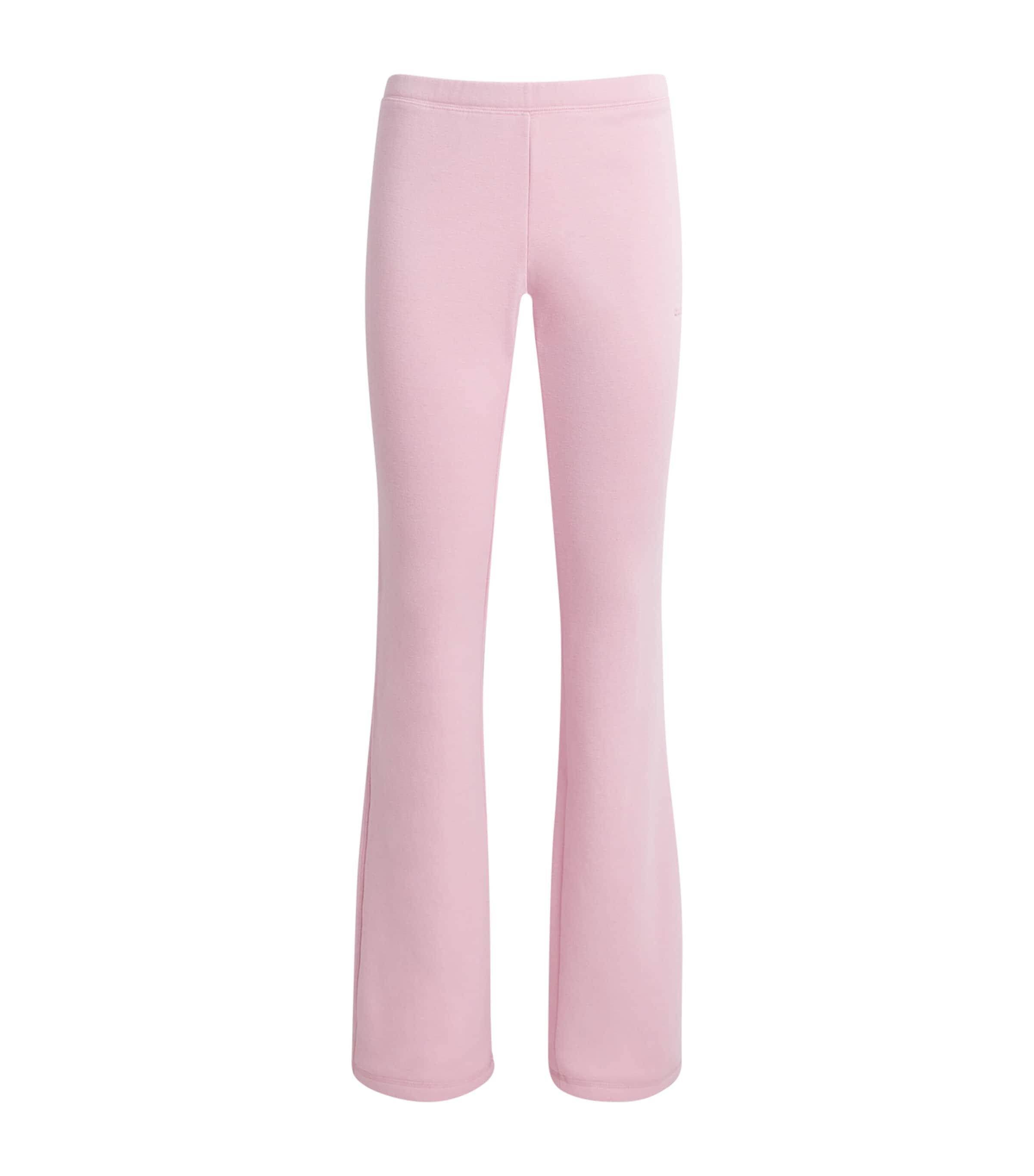 Skims Cotton-Blend Fleece Slim Lounge Pants by SKIMS