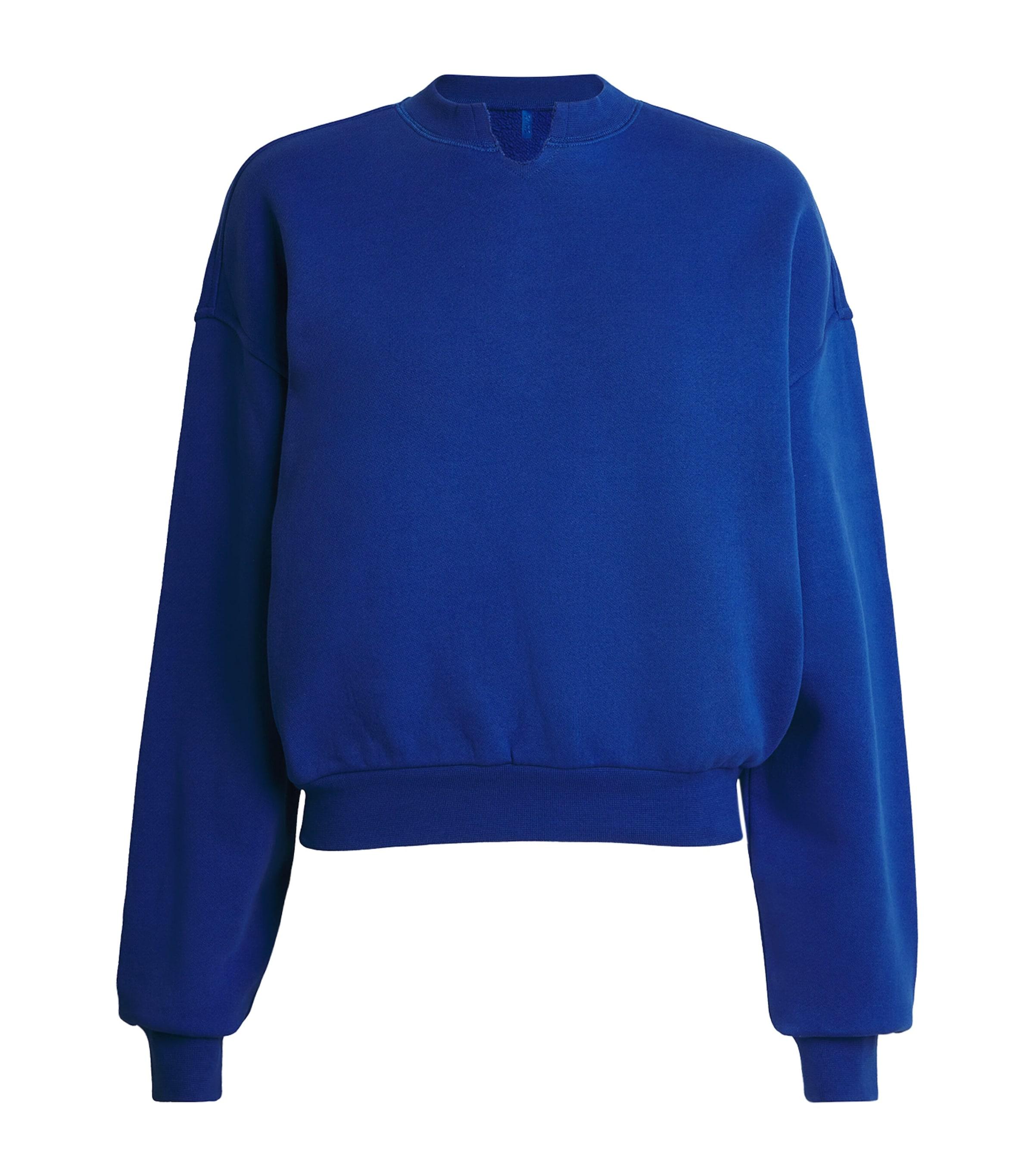 Skims Cotton Fleece Oversized Sweatshirt by SKIMS