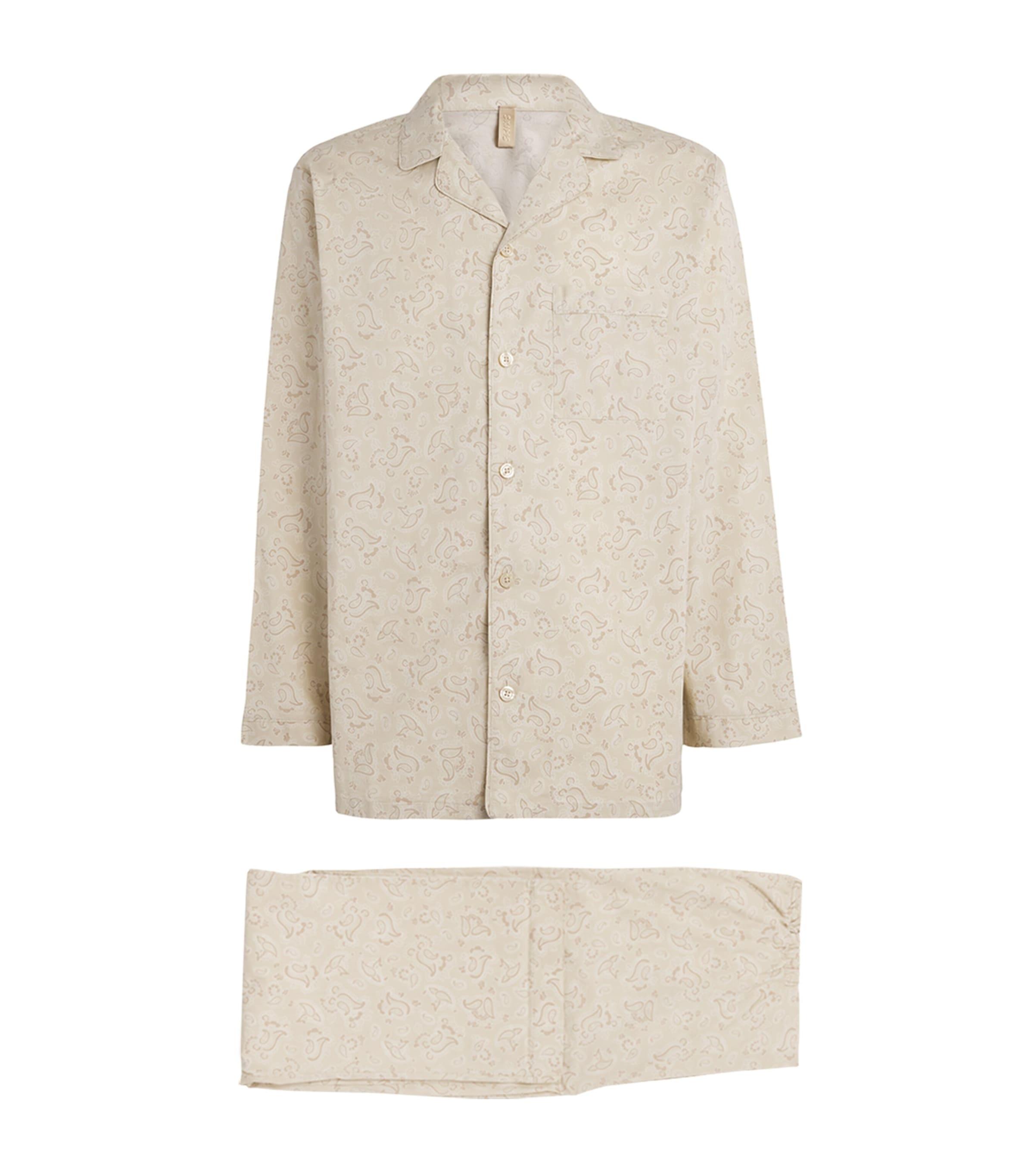 Skims Cotton Poplin Paisley Pyjama Set by SKIMS