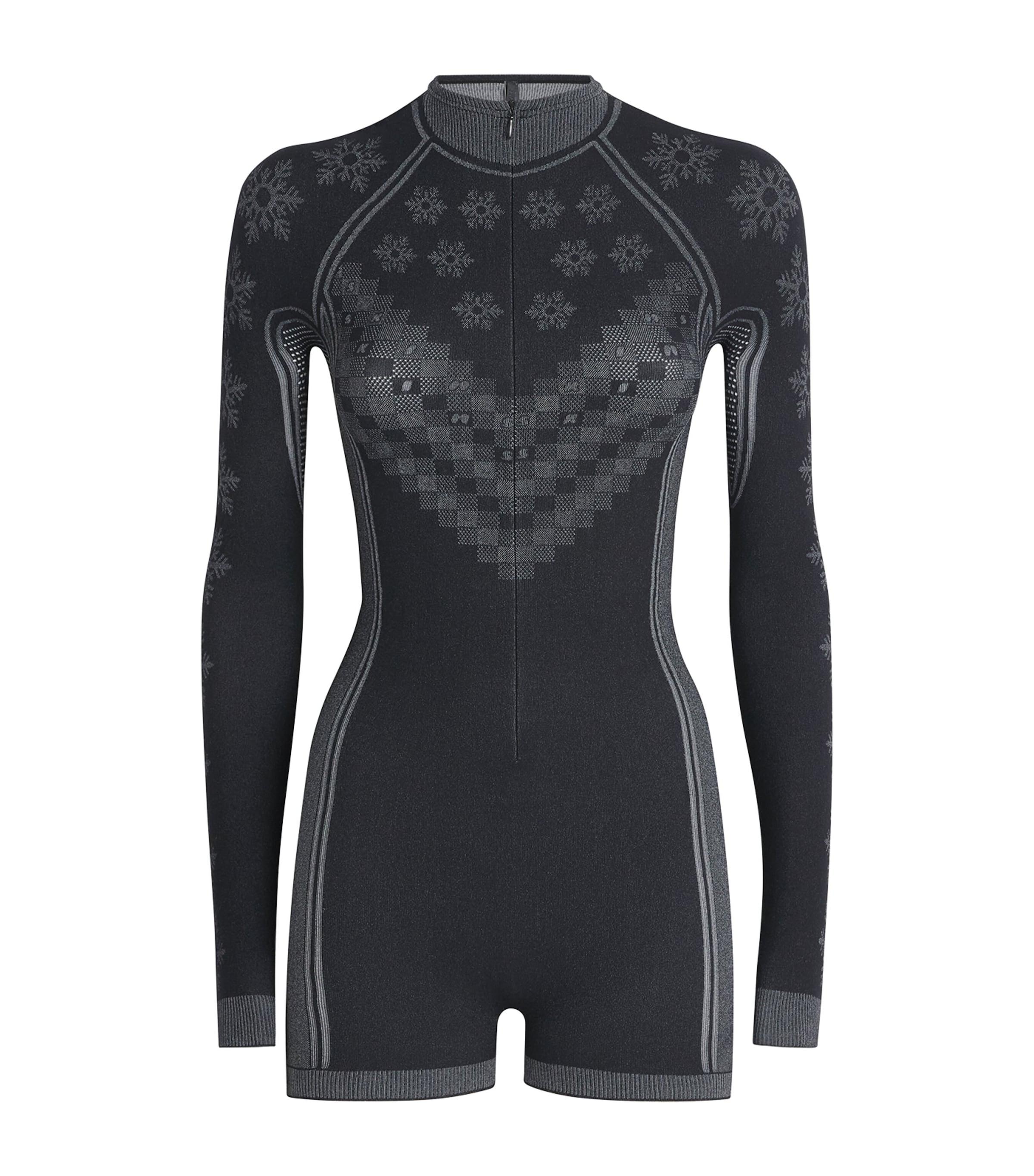 Skims First Layers Half-Zip Playsuit by SKIMS