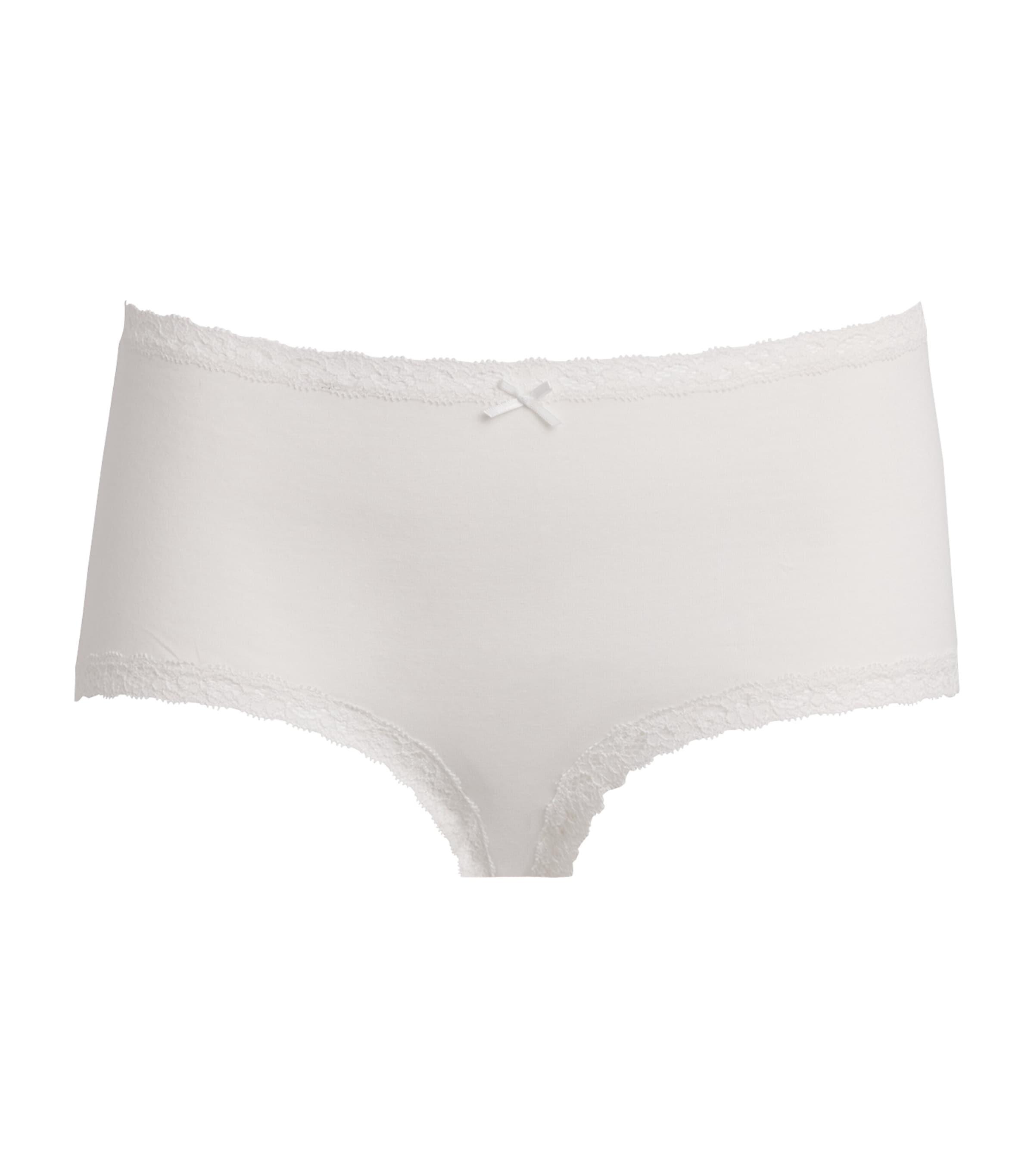 Skims Lace-Trim Boy Shorts Briefs by SKIMS