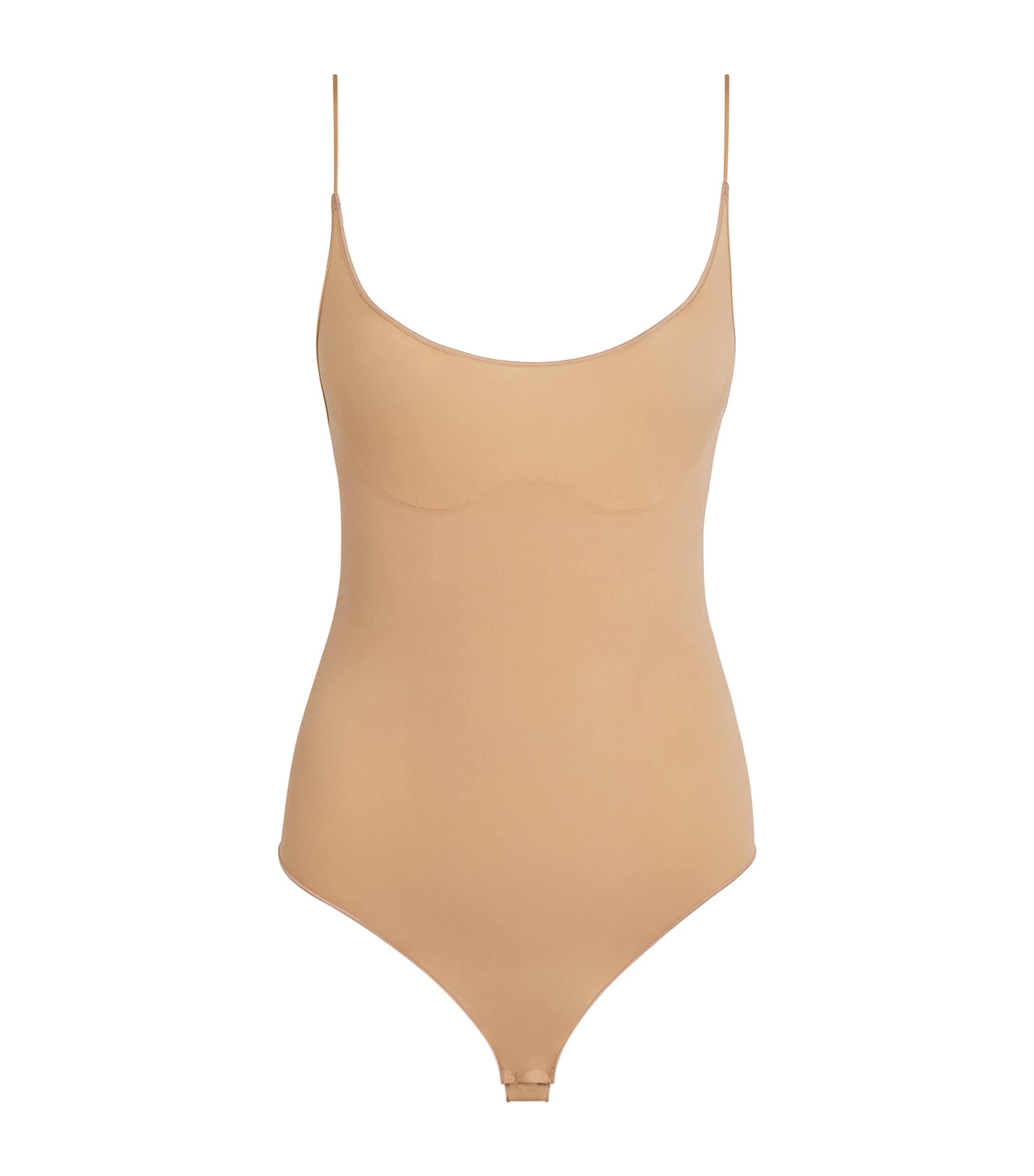 Skims Sheer Seamless Thong Bodysuit by SKIMS