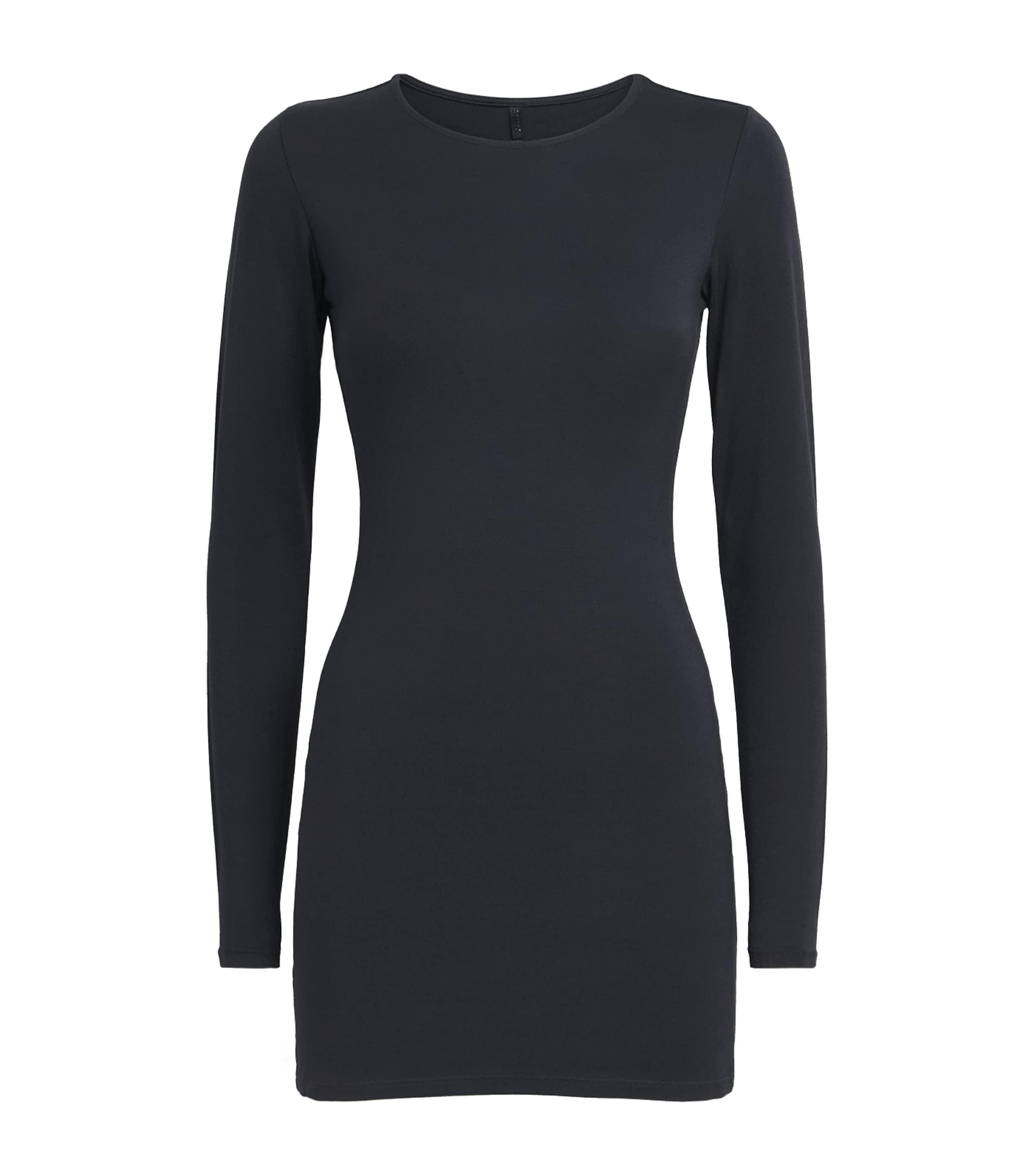 Skims Smooth Layers Crew-Neck Mini Dress by SKIMS