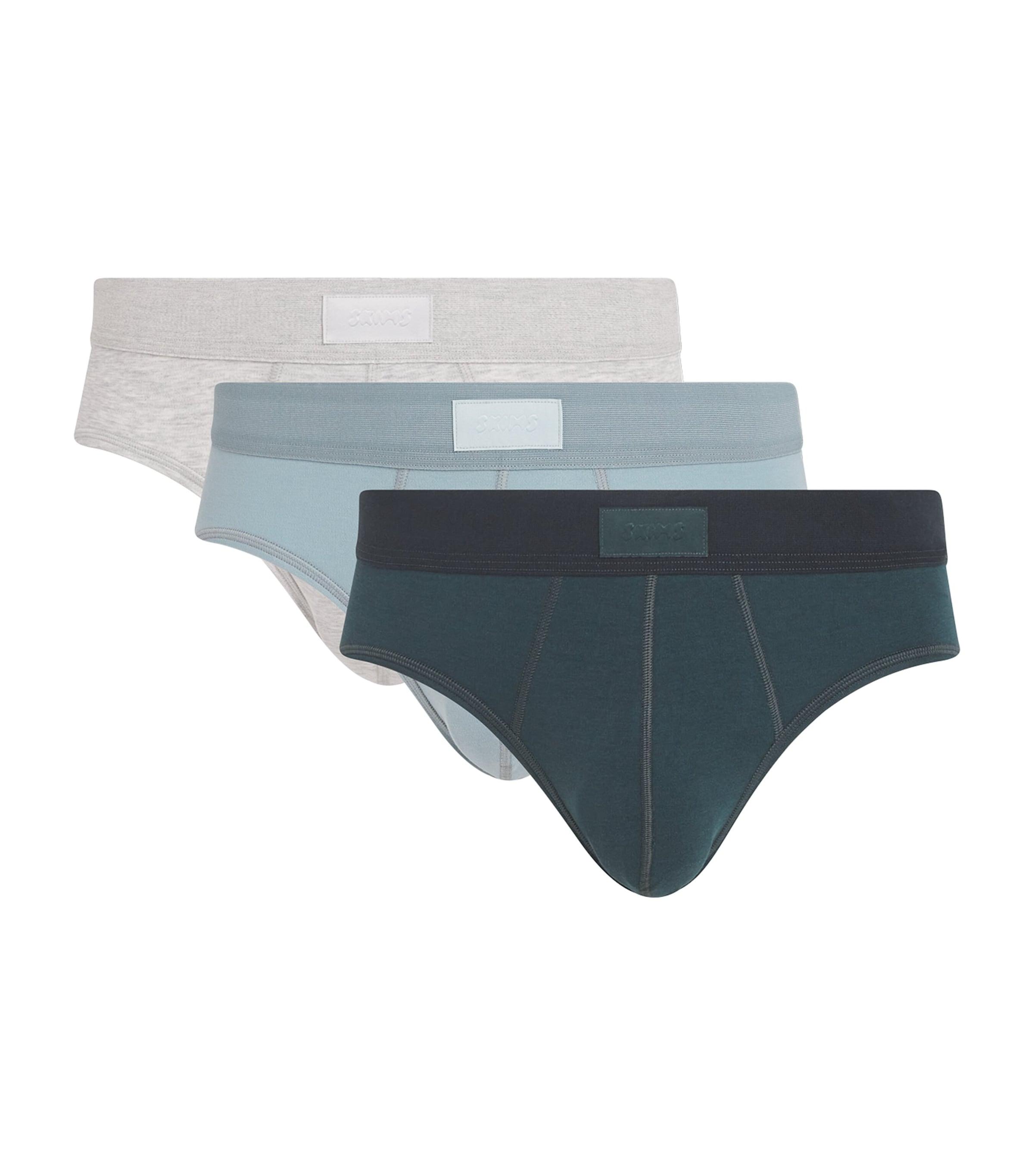 Skims Stretch-Cotton Briefs (Pack of 3) by SKIMS