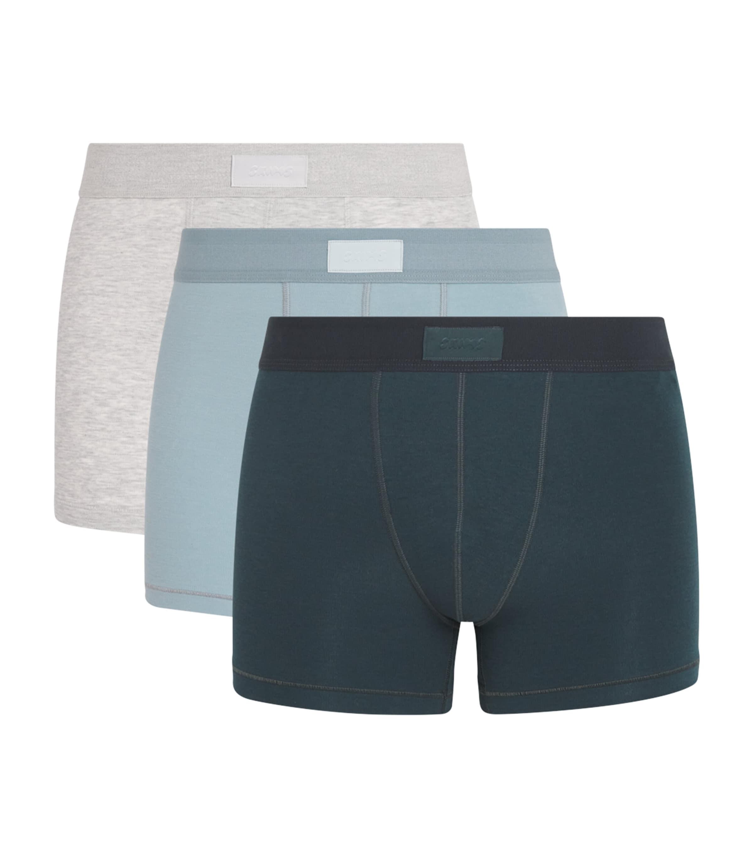 Skims Stretch-Jersey Boxer Briefs (Pack of 3) by SKIMS
