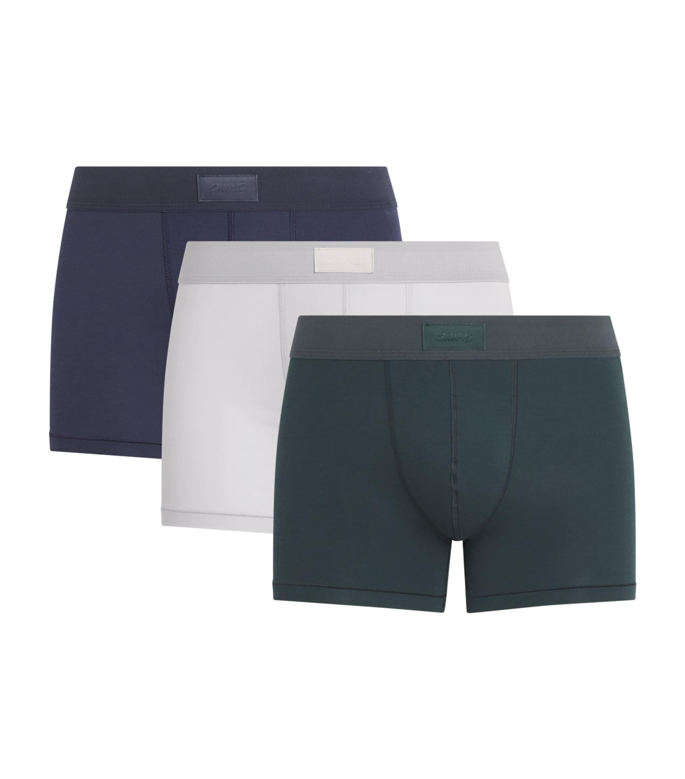 Skims Stretch-Jersey Boxer Briefs (Pack of 3) by SKIMS
