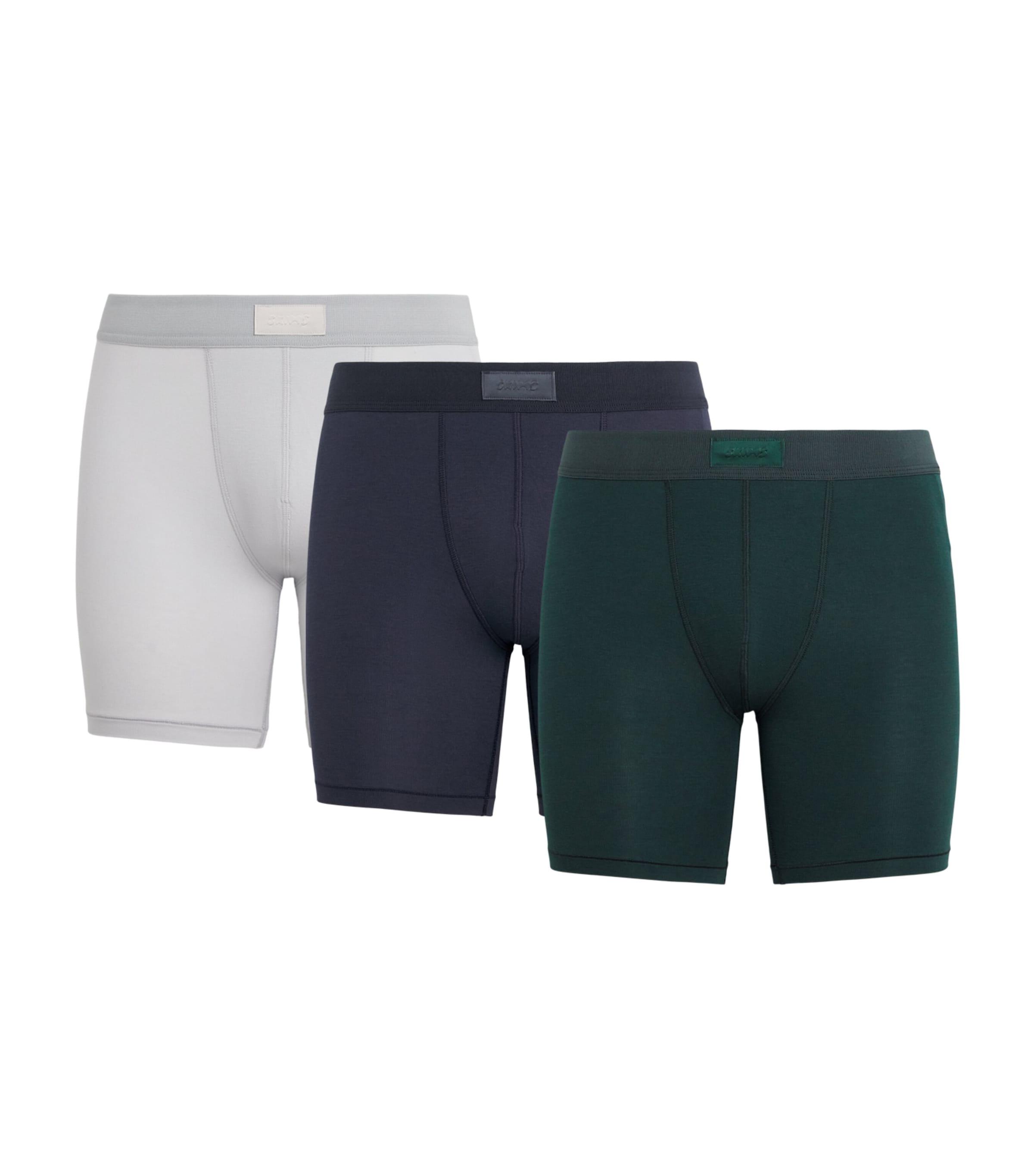 Skims Stretch-Jersey Boxer Briefs (Pack of 3) by SKIMS