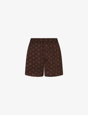 Sleep Sateen Boxer Shorts by SKIMS