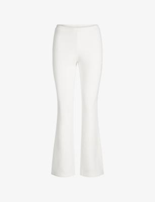 Slim-Fit Ribbed Cotton-Fleece Trousers by SKIMS