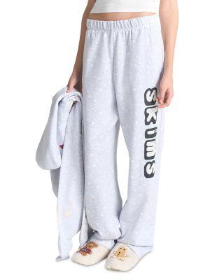 Snow Print Fleece Pants by SKIMS