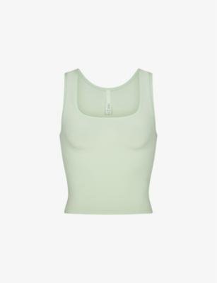 Soft Lounge ribbed stretch-jersey top by SKIMS