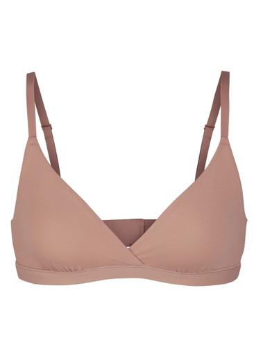 Stretch-jersey crossover bralette by SKIMS