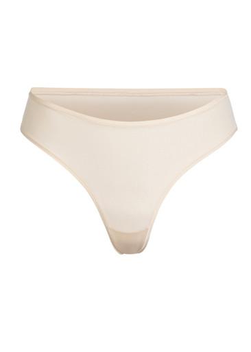 Stretch-jersey thong by SKIMS
