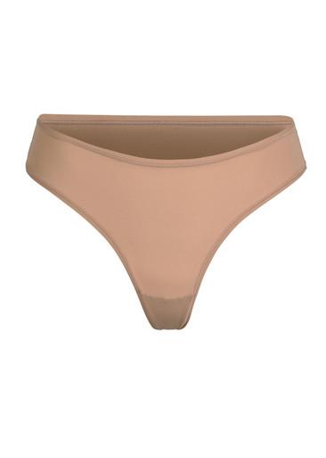 Stretch-jersey thong by SKIMS