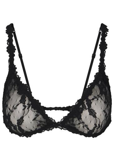 Stretch-lace triangle bralette by SKIMS