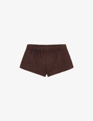 Terry Cover-Ups Foldover Cotton Shorts by SKIMS