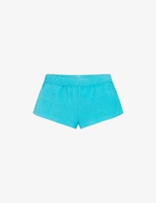 Terry Cover-Ups Foldover Cotton Shorts by SKIMS