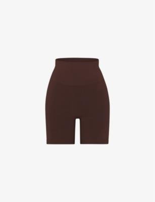 The Smoothing double-waistband stretch-woven shorts by SKIMS