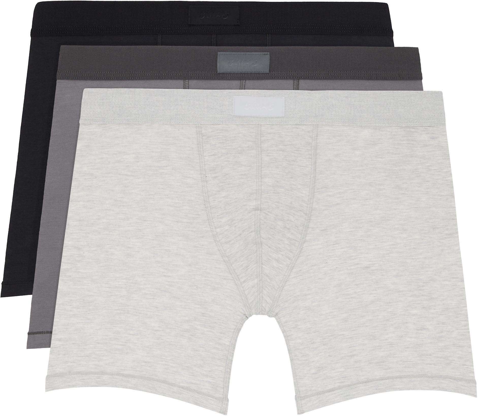 Three-Pack Gray SKIMS Cotton 5" Boxer Briefs by SKIMS