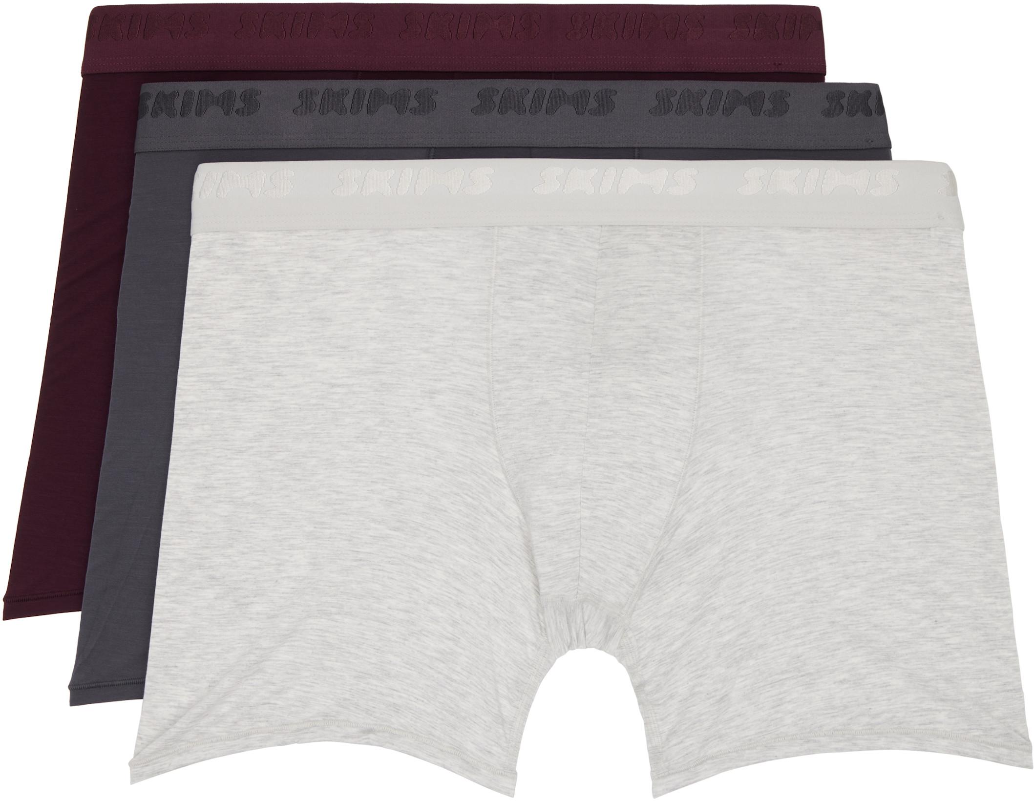 Three-Pack Multicolor SKIMS Cotton 5" Boxer Briefs by SKIMS