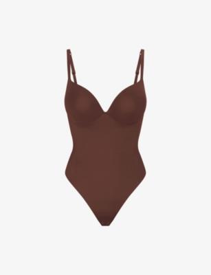 Ultimate Body Push-UP Thong Stretch-Woven Body by SKIMS