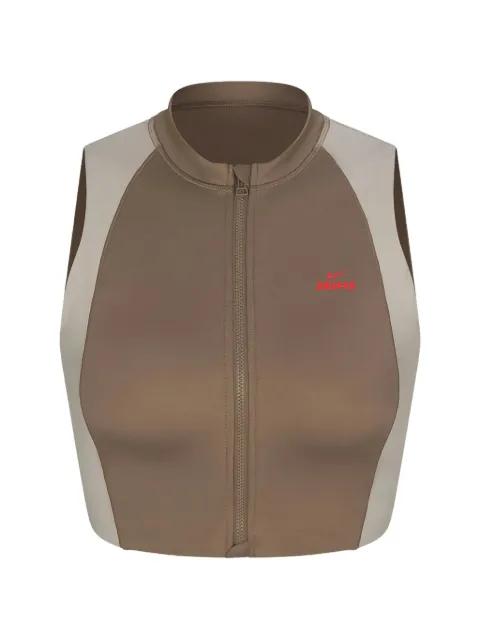 x Nike front zip bra by SKIMS