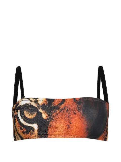 x Roberto Cavalli face print bandeau by SKIMS x Roberto Cavalli face print bandeau by SKIMS