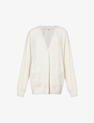 Nicolette relaxed-fit stretch-woven cardigan by SKIN
