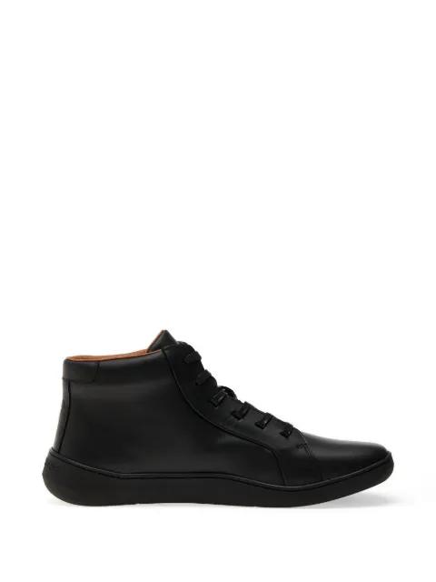 Moonwalker high-top leather sneakers by SKINNERS