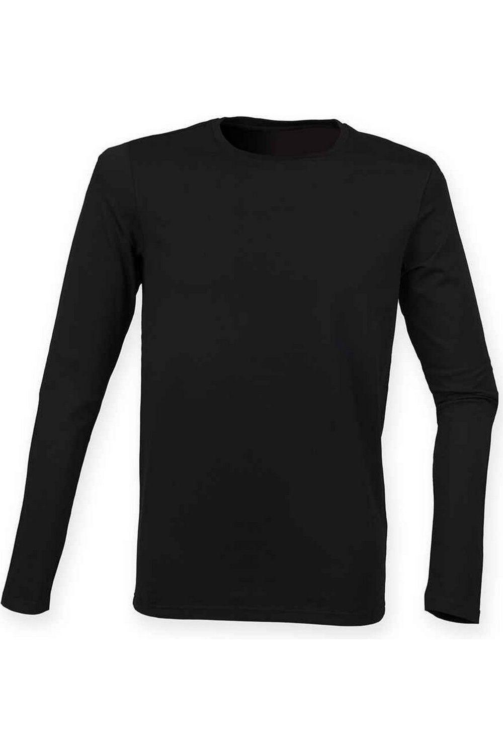 Feel Good Stretch Long-Sleeved T-Shirt by SKINNI FIT