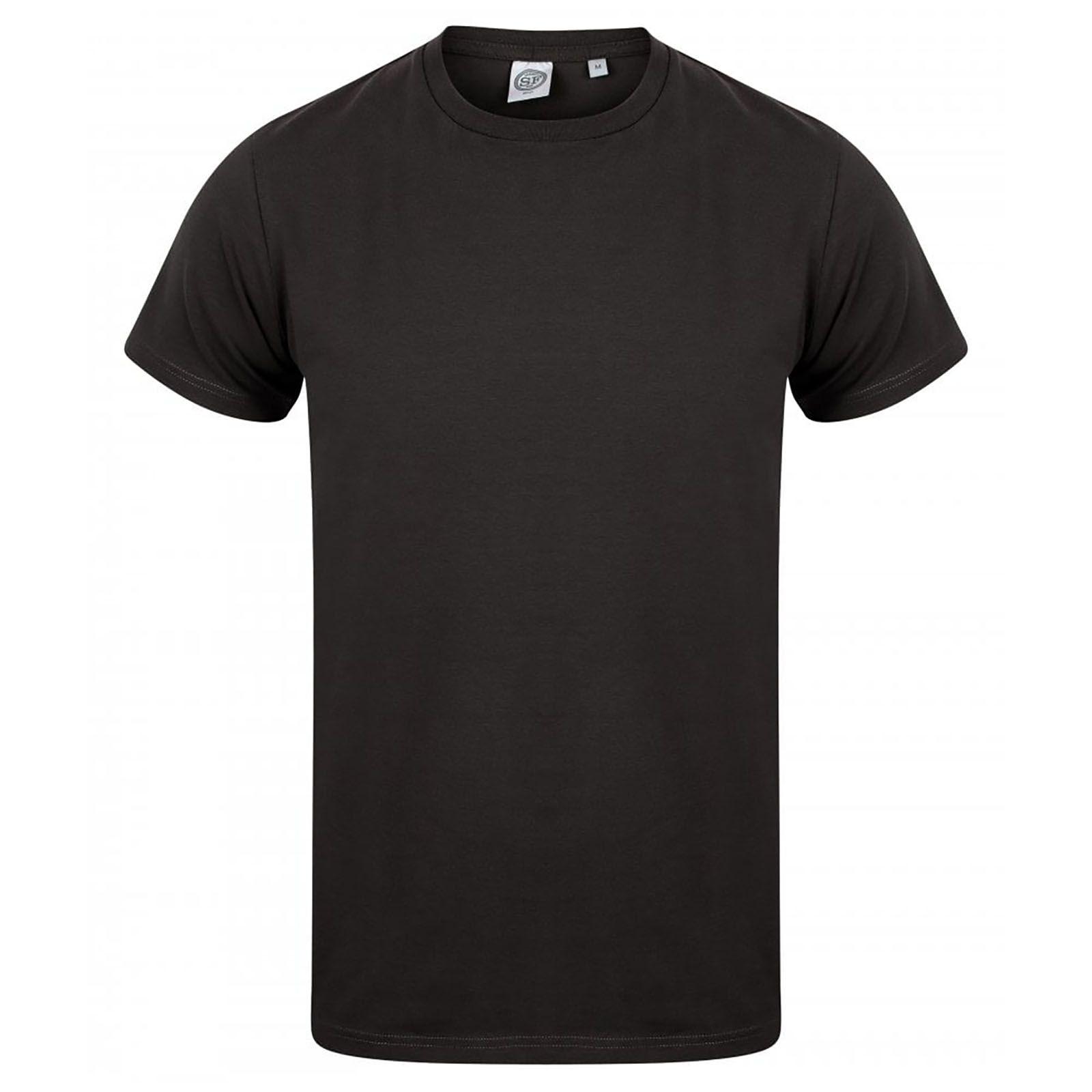 Men Feel Good Stretch V-neck Short Sleeve T-Shirt by SKINNI FIT