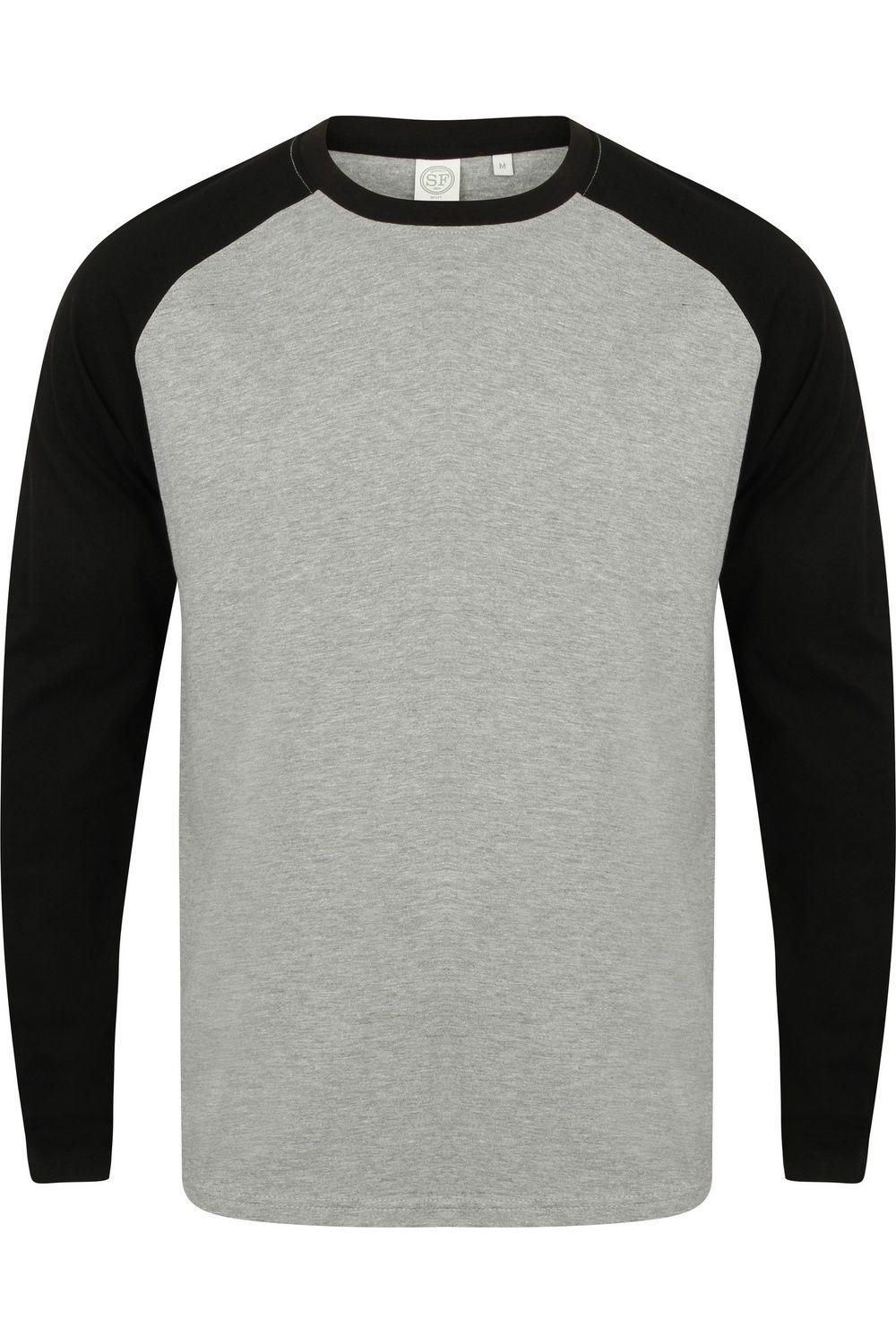 Skinnifit Raglan Long Sleeve Baseball T-Shirt by SKINNI FIT
